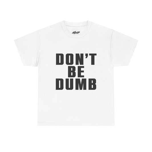 Unisex A$AP Rocky Tee - Dont Be Dumb Album Shirt with A$AP Rocky Backprint