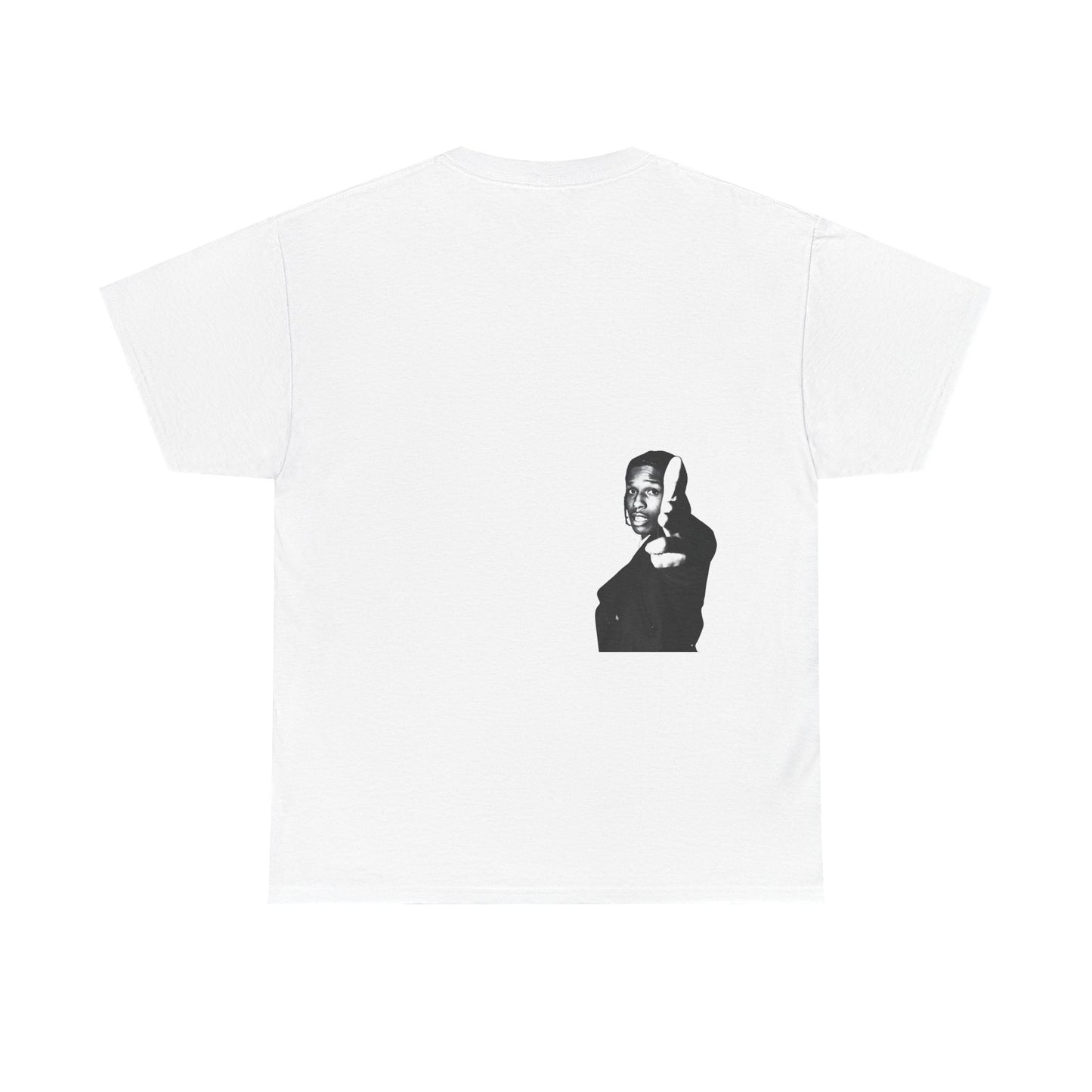 Unisex A$AP Rocky Tee - Dont Be Dumb Album Shirt with A$AP Rocky Backprint